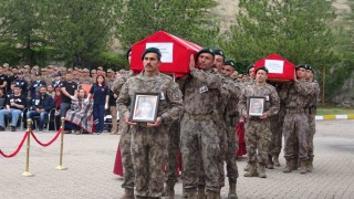 Çankırıdaki kazada hayatını kaybeden polis özel harekat kursiyerleri memleketlerine uğurlandı