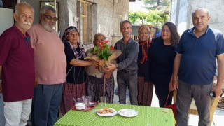 CHP Teşkilatından, İlçenin İlk Kadın Muhtarına Ziyaret