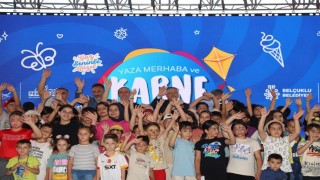 Çocuklar Yaza Merhaba Karne Şenliğinde doyasıya eğlendi