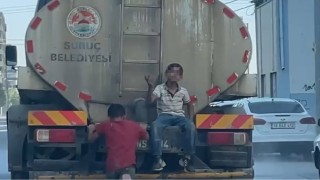 Çocukların oyunu yürekleri ağızlara getirdi
