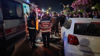 Çöp atmaya giden kadına çarpıp olay yerinden kaçtı