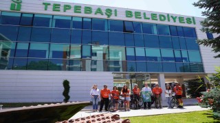 COP30bikeride ekibi Tepebaşı Belediyesini ziyaret etti
