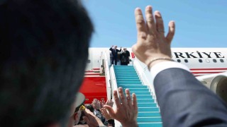 Cumhurbaşkanı Erdoğan, NATO zirvesine katılmak üzere Laheye gitti