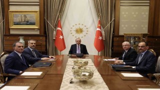 Cumhurbaşkanı Erdoğan başkanlığında güvenlik toplantısı gerçekleştirildi