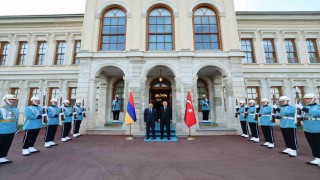 Cumhurbaşkanı Erdoğan, Ermenistan Başbakanı Paşinyanı kabul etti