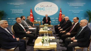 Cumhurbaşkanı Erdoğan, İran Dışişleri Bakanı Abbas Arakçiyi kabul etti