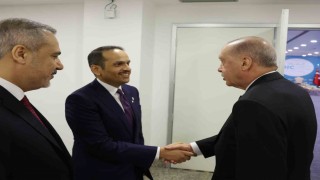 Cumhurbaşkanı Erdoğan, Katar Başbakanı Muhammed Abdurrahman Al- Thaniyi kabul etti