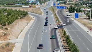 Denizli Antalya Karayolunda yeni bir yol çalışması başladı