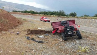 Devrilen çapa motorunun altında kalan sürücü hayatını kaybetti
