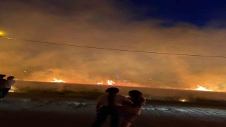 Diyarbakırda 40 dönüm buğday yangında küle döndü