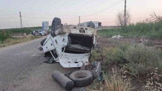 Diyarbakırda otomobil devrildi: 1 ölü, 4 yaralı