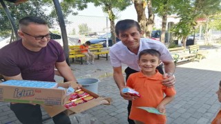 Dünya Süt Gününde öğrencilere süt dağıtıldı