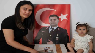 Duygulandıran hikaye: Şehit eşiyle yaptıklarını şimdi 13 aylık kızıyla yapıyor