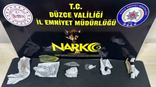 Düzcede polisten uyuşturucu operasyonu