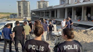 Edirnede inşaat işçileri arasında kavga: Polis cop ve biber gazıyla müdahale etti