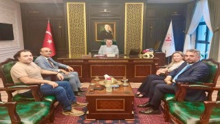 Edremit MYO yönetiminden Kaymakam Odabaşa ziyaret