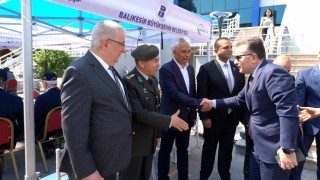 Edremitte kurumlar arası bayramlaşma töreni düzenlendi