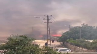 Ekin yangını korkuttu