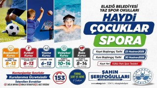 Elazığ Belediyesi ücretsiz yaz spor kursları başlıyor