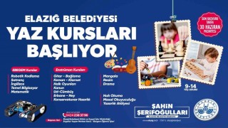Elazığ Belediyesi yaz kursları başlıyor