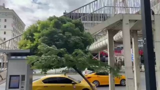 Elazığda fırtına etkili oldu