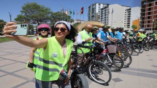 Elazığda pedallar sağlık için çevrildi