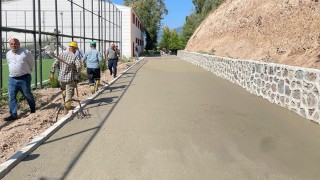 Ellek Millet Bahçesi’nde Bisiklet ve Yürüyüş Yolu İçin Altyapı Tamamlandı