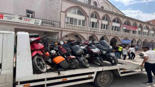 Ercişte 16 motosiklet sürücüsüne 191 bin 42 TL cezai işlem uygulandı