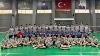 Erzincanlı badmintoncular uluslararası maçlara katılmak için kampa girdi