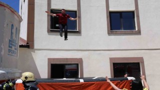 Erzurum İtfaiyesinden sağlıkçılara eğitim