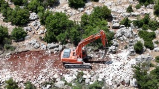 Eskişarkayada arazi yolu hasreti sona erdi