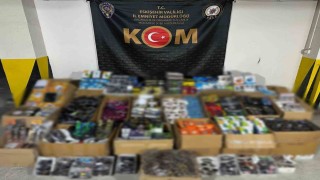 Eskişehirde 6 bin 171 adet gümrük kaçağı malzeme ele geçirildi, 1 kişi tutuklandı