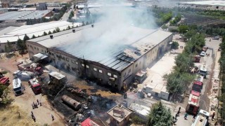 Fabrika yangını kontrol altına alındı