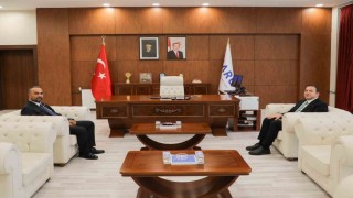 Garnizon Komutanı Şahinden Rektör Akkayaya ziyaret
