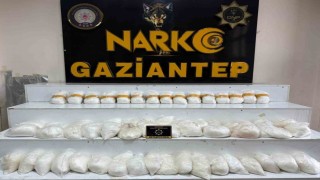 Gaziantepte 58 kilo metamfetamin ele geçirildi