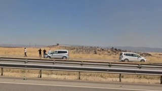 Gaziantepte anız yangını maddi hasarlı kazaya neden oldu