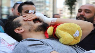 Gaziantepteki kazada hayatını kaybeden anne ve iki çocuğu için hastanede tören düzenlendi