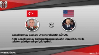 Genelkurmay Başkanı Gürak, ABDli mevkidaşı ile görüştü