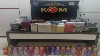 Germencikte kaçak parfüm operasyonu: 100 şişe ele geçirildi