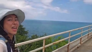 Güney Koreli gezgin Giresunda