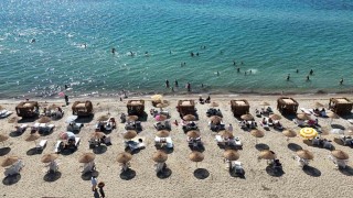 Gurbetçiler, Bulgar ve Yunan tatilciler Sarosta tatil yapıyor