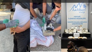Hakkaride kitap ve korse içerisinde 7 kilo metamfetamin ele geçirildi