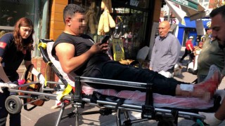 Hastaneye kaldırılırken bile telefonu elinden bırakmadı
