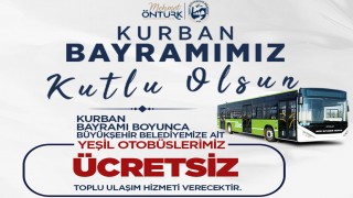 Hatay’da Toplu Ulaşım Kurban Bayramı Boyunca Ücretsiz Olacak