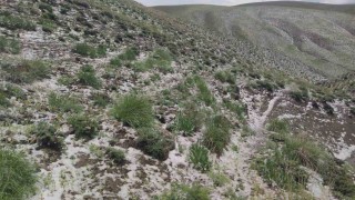Haziran ayında kar sürprizi: Erek Dağının etekleri beyaza büründü