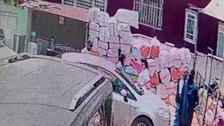 Hırsızlar önce aracı keşfetti sonra altınları çaldı