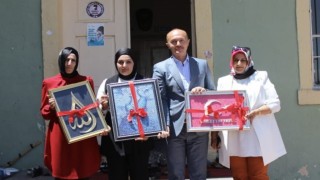 Iğdırda el emeği göz nuru ürünler sergilendi