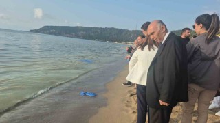 İnkumu denizine mazot döken gemi tespit edilemedi