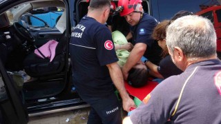 Iraktan tatile gelen aileye kaza şoku: 3 yaralı