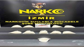 İzmirde 10 kilo metamfetamin ele geçirildi